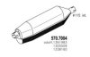 SCANI 1305509 Middle-/End Silencer